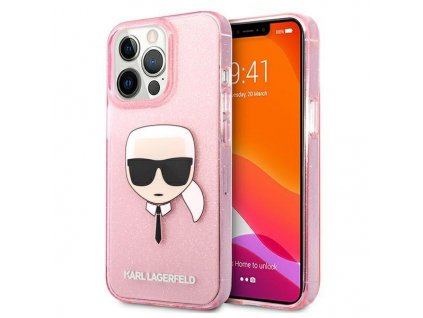 Karl Lagerfeld Kryt pre iPhone 13 Pro, Ružový