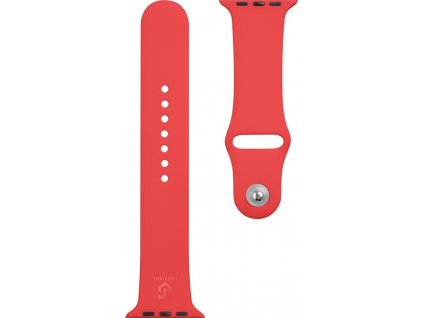 Tactical 498 Silikónový remienok pre Apple Watch 42/44/45 mm, Červený