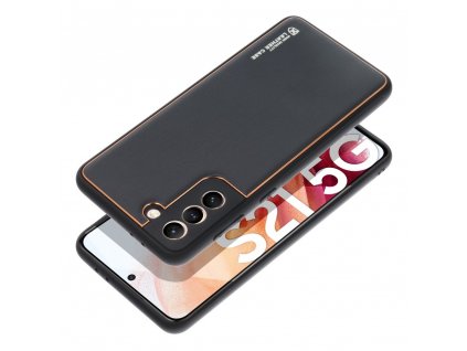 Kožený Kryt pre Samsung Galaxy A14 5G / A14 4G, Čierny