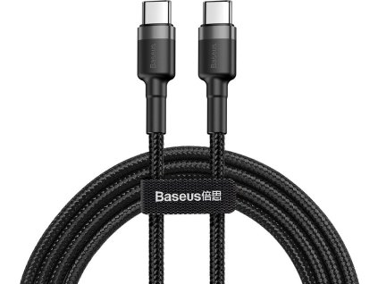 Baseus Nabíjací kábel USB-C/ USB-C 60W 1m, Čierny
