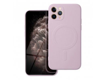 Silikónový kryt s MagSafe pre Apple iPhone 11 Pro, Ružový