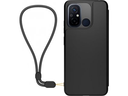 Originál Puzdro s pútkom pre Xiaomi Redmi 12C, Čierne