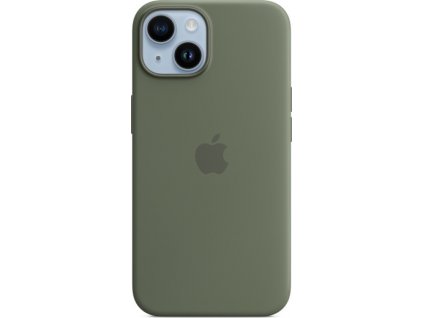 Apple Silikónový kryt s MagSafe pre iPhone 14 Plus Olive, MQUD3ZM/A