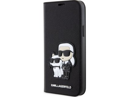 Karl Lagerfeld Puzdro pre iPhone 12 / 12 Pro, Čierne