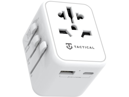 PTP Cestovný Adaptér, Tactical, Biely