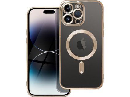 Electro kryt s MagSafe pre Apple iPhone 14, Zlatý