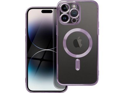 Electro kryt s MagSafe pre Apple iPhone 14, Fialový