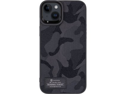 Tactical Camo Troop Kryt pre iPhone 14 Plus, Čierny