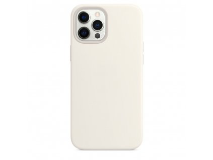 Silikónový Kryt pre iPhone 12 Pro Max, Biely