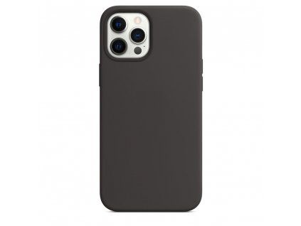 Silikónový kryt pre Apple iPhone 12 Pro Max, Čierny