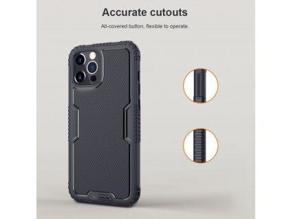 Riich kryt pre Apple iPhone 12 Pro Max, Čierny