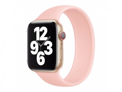 coteetci liquid silicone band 170 mm for apple watch 42 44 mm pink 1