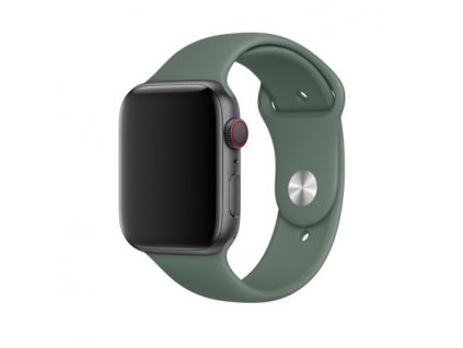 Silikónový náramok pre Apple Watch 38/40mm, Zelený