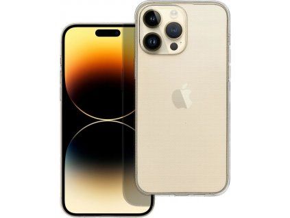 Silikónový kryt pre Apple iPhone 15 Pro Max, Transparentný