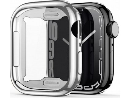 Dux Ducis Samo Ochranné puzdro pre Apple Watch Series 7/8 45mm, Strieborné