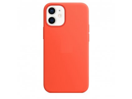 Silikónový Kryt pre iPhone 12 Mini, Oranžový
