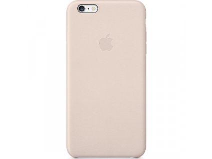 Originál Kožený kryt pre iPhone 6 Plus/6S Plus, MGQW2ZM/A, Krémový