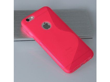 Silikónový kryt pre Apple iPhone 6 Plus / 6S Plus, Ružový