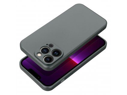 Metalický kryt pre Apple iPhone 15, Sivý