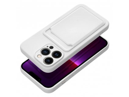 Card Slot Kryt pre iPhone 15 Pro, Biely