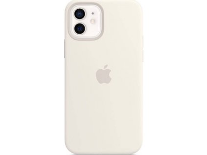 Apple Silikónový kryt s Magsafe pre iPhone 12/12 Pro White, MHL53ZM/A