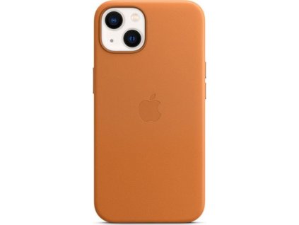 Apple Kožený kryt s MagSafe pre iPhone 13 Golden Brown, MM103ZM/A