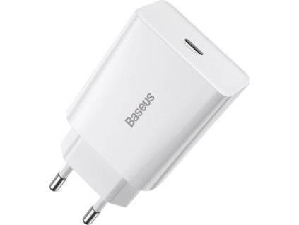 Baseus CCFS-SN02 Speed Mini USB-C 20W Nabíjací adaptér, Biely
