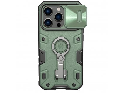 Nillkin CamShield Armor PRO Kryt pre iPhone 14 Pro, Zelený