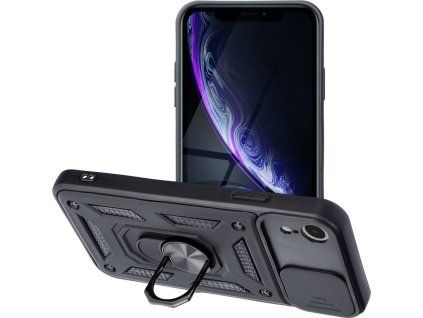 Slide Armor kryt pre Apple iPhone Xr, Čierny