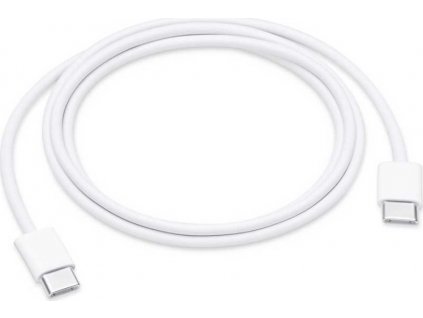 Originál kábel Apple USB-C / USB-C 1m - Biely, MM093ZM/A (Bulk balenie)