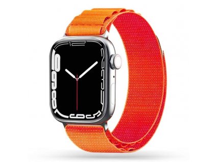 TECH-PROTECT Nylon PRO Remienok pre Apple Watch 44/45/49mm, Oranžový