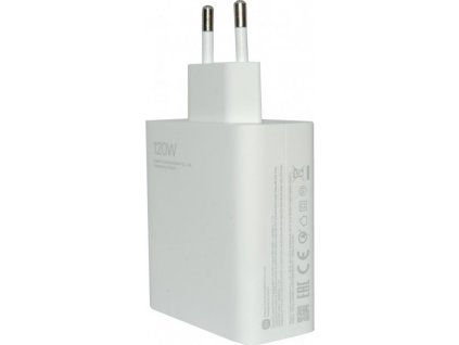 Xiaomi MDY-13-EE USB 120W Cestovná Nabíjačka, Biela