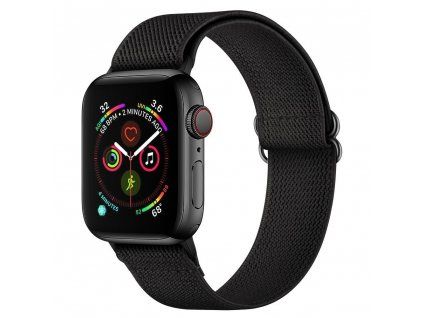 Mellow remienok pre Apple Watch 44/45/49 mm, Tech-Protect, Čierny