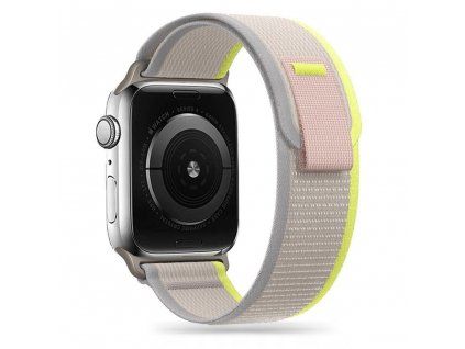Nylon remienok pre Apple Watch 42/44/45/49mm, Tech-Protect, Krémový