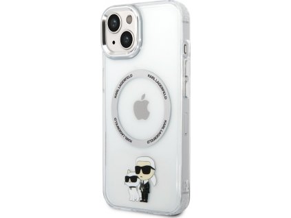 Karl Lagerfeld IML Karl & Choupette Kryt s MagSafe pre iPhone 13, Transparentný