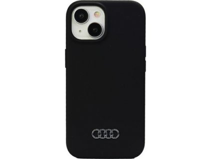 Audi Silikónový kryt pre iPhone 15 Plus, Čierny