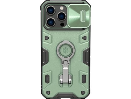 Nillkin CamShield Armor PRO Kryt pre iPhone 14 Pro Max, Zelený