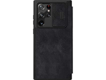 Nillkin Qin PRO Puzdro pre Samsung Galaxy S22 Ultra, Čierne