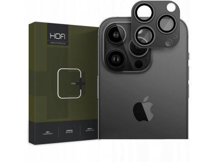 HOFI Sklo na objektív pre iPhone 15 Pro / 15 Pro Max, Čierne