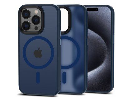 Kryt s MagSafe pre Apple iPhone 15 Pro Max, Tech-Protect, Modrý