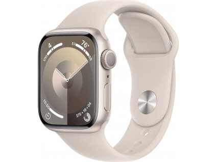 Apple Watch Series 9 GPS 41mm Starlight, MR8U3QC/A (M/L)