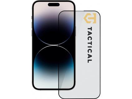 Ochranné sklo 5D pre Apple iPhone 14 Pro Max, Tactical, Čierne