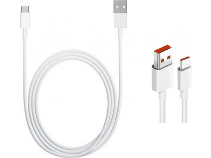 Originál Xiaomi kábel USB-A / USB-C 1m , Biely (Bulk)