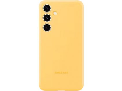Originál Silikónový Kryt pre Samsung Galaxy S24 Plus, Žltý