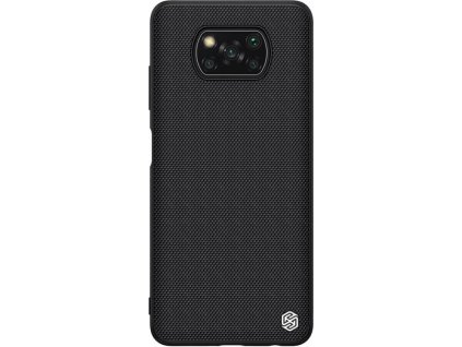 Nillkin Textured Hard Kryt pre Xiaomi Poco X3 NFC/X3 Pro, Čierny