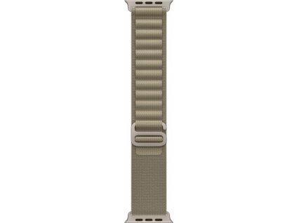 Remienok pre Apple Watch 49mm Olive Alpine Loop, MT5V3ZM/A (L)