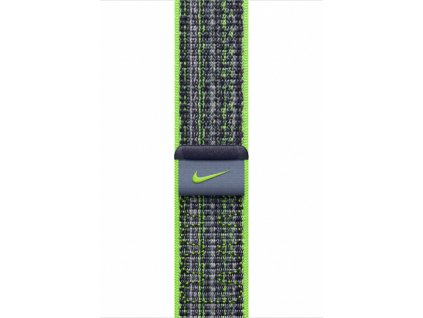 Remienok pre Apple Watch 45mm Bright Green/Blue Nike Sport Loop, MTL43ZM/A
