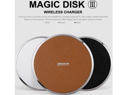 Nillkin Magic Disc 3 Bezdrôtová nabíjačka, Čierna