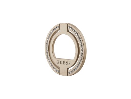 Guess Ring stand GUMRSALDGD MagSafe stojan na mobil, Zlatý