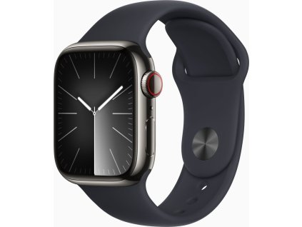 Apple Watch Series 9 Cellular 41mm Graphite, MRJ83QC/A (S/M)